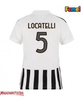 Juventus Manuel Locatelli #5 Tricou Fotbal Replică 2026-27 Femei Acasa